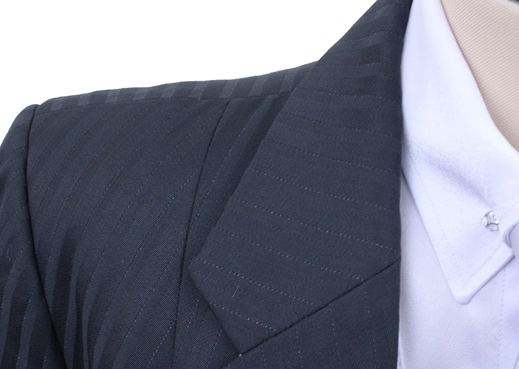 Day Suit Frierson Charcoal and Black Shadow Stripe