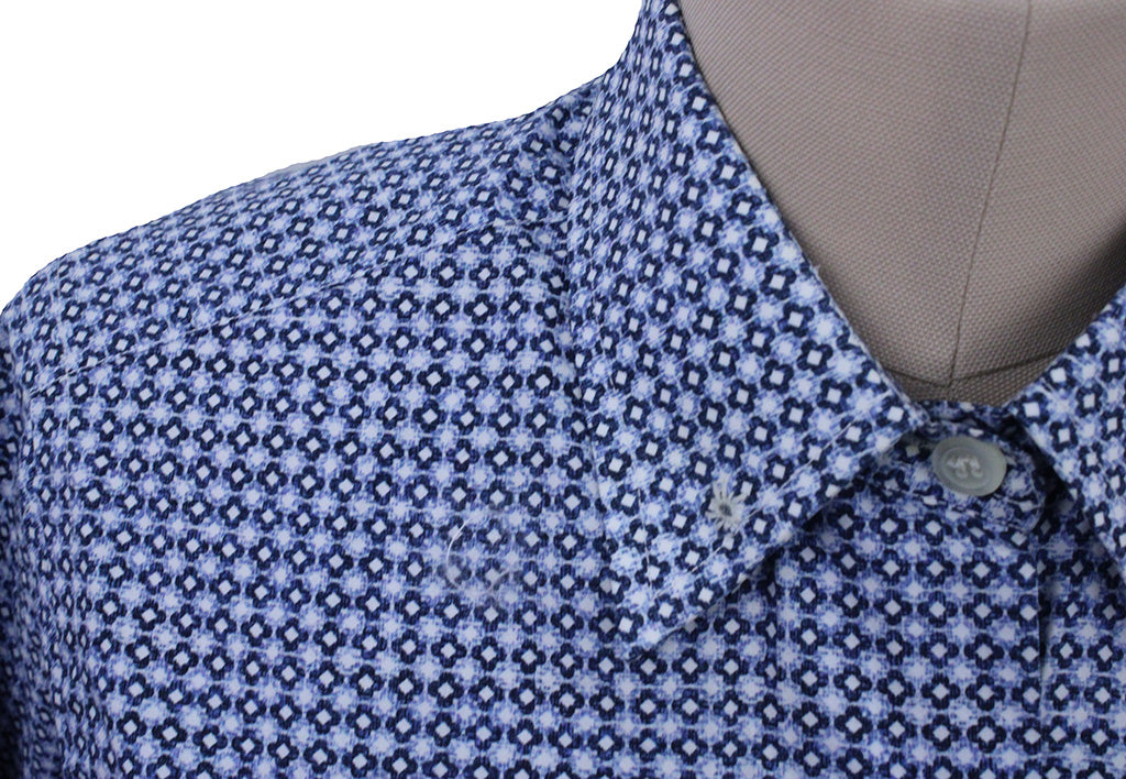 BRAND NEW! Show Season Blue Medallion Shirt