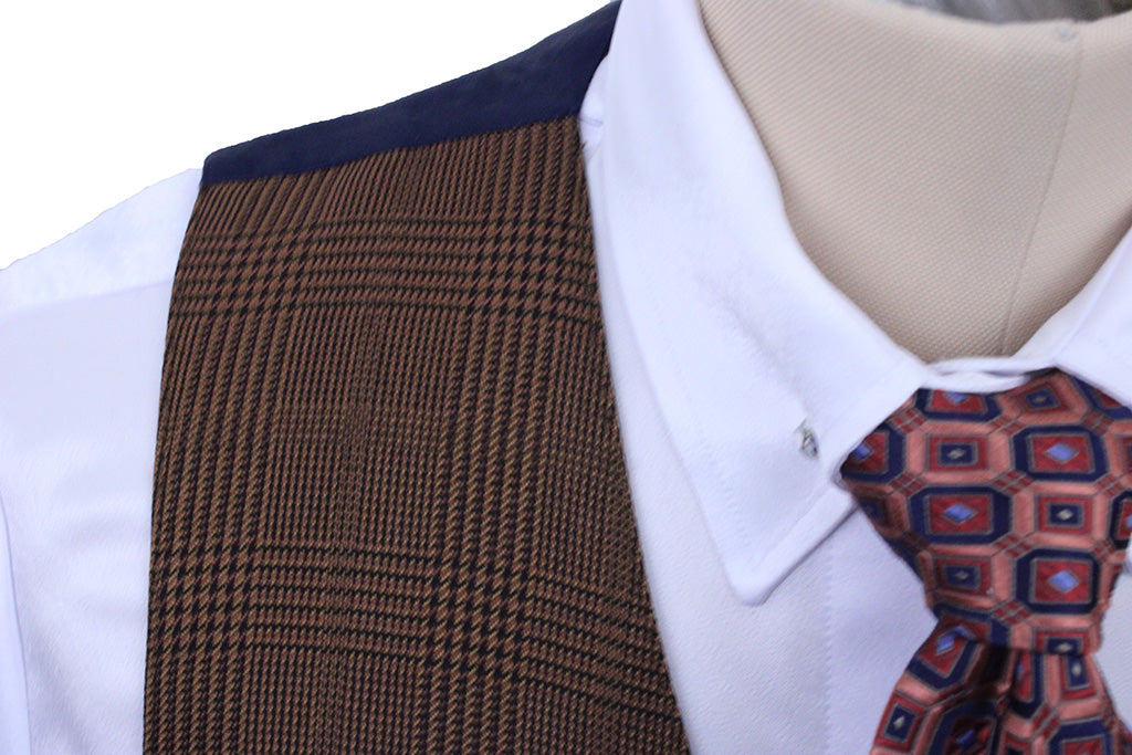 Vest DeRegnaucourt Copper Glenplaid