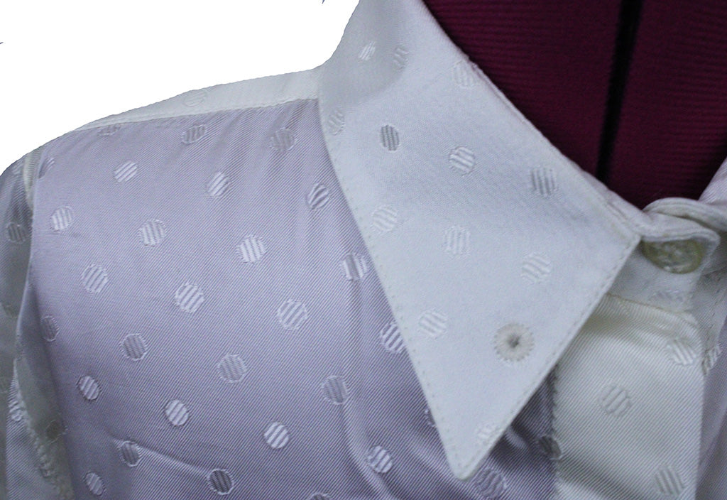 Shirt Hartmeyer Ivory Dot Sateen