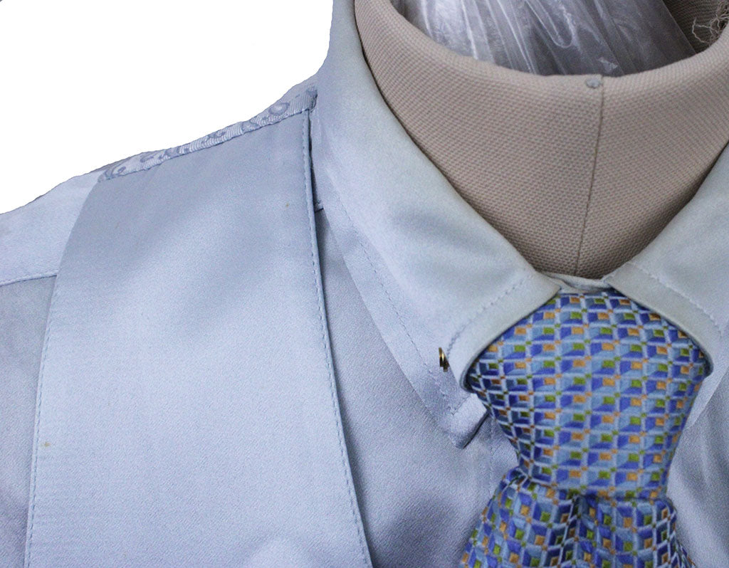 Vest DeRegnaucourt Silver Satin