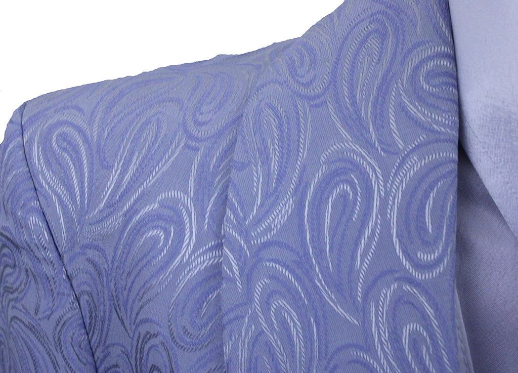 Day Coat Chavez Silver and Purple Paisley