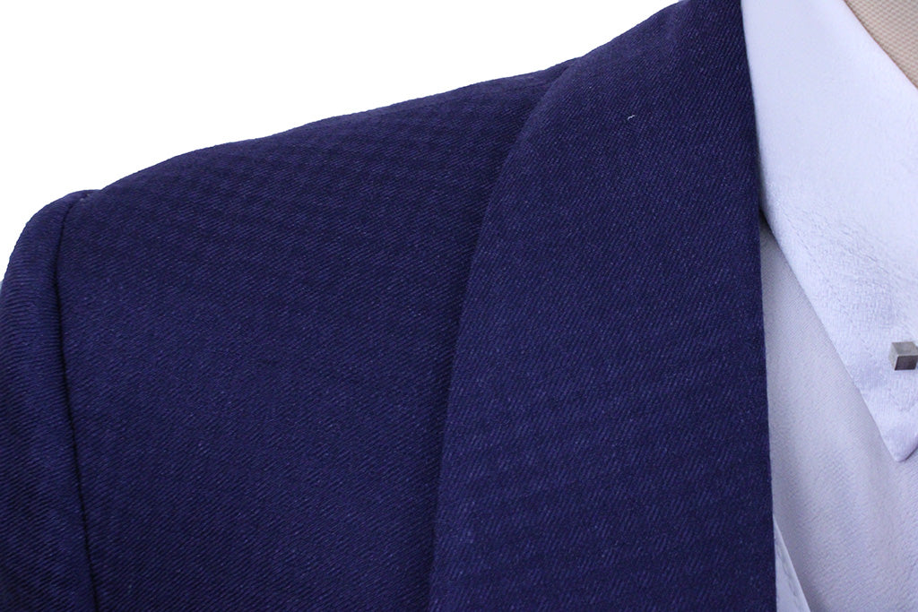 Day Coat Becker Brothers Indigo Square Sheen