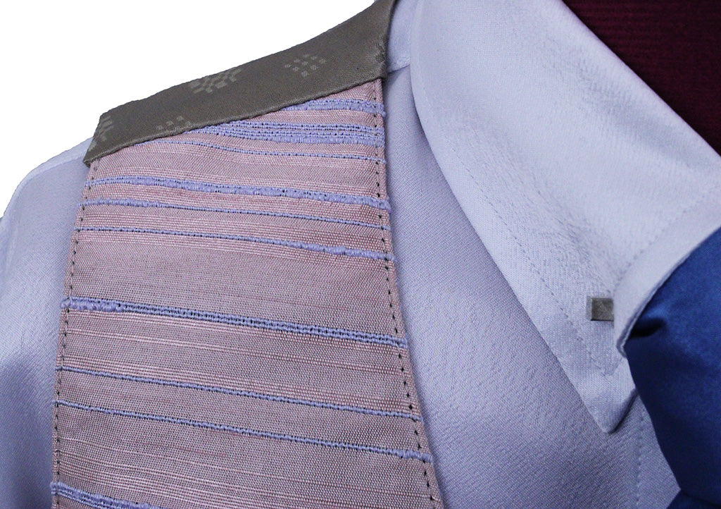Vest Hartmeyer Pink and Blue Line Sheen