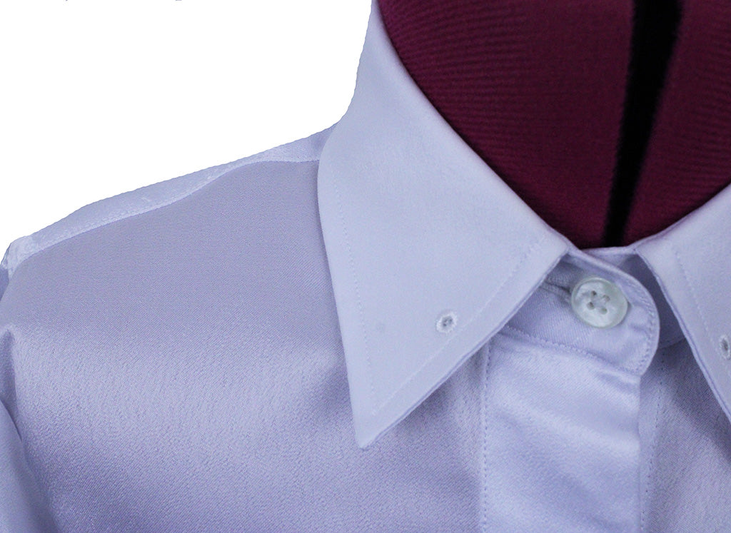 Shirt Issued By Ellie May White Satin