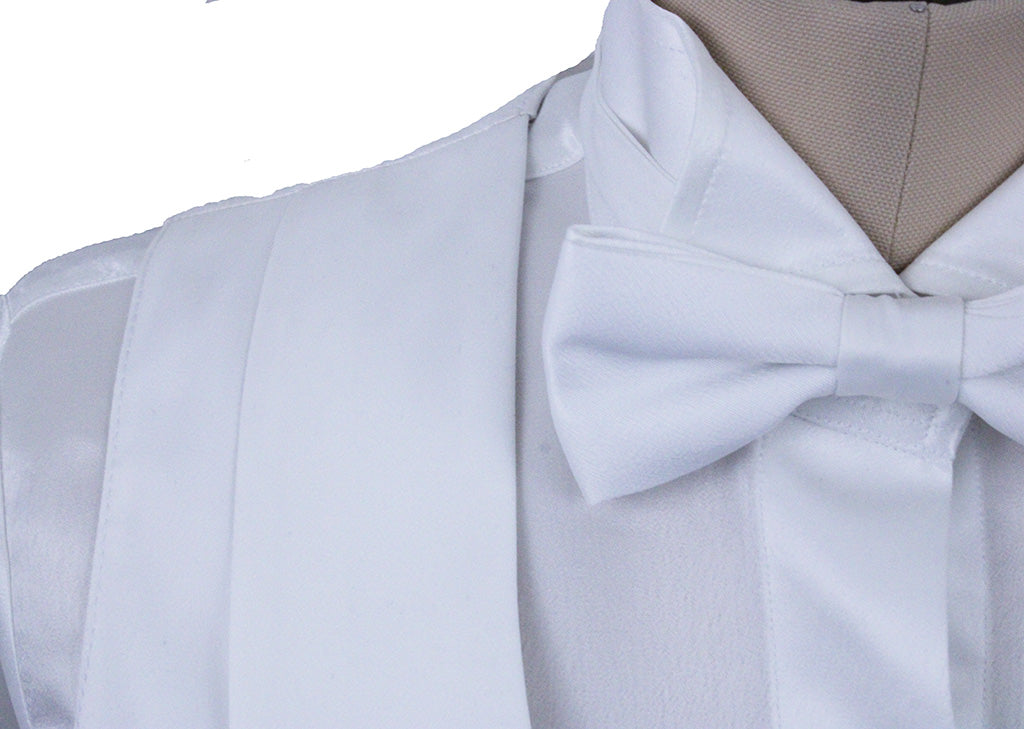 BRAND NEW! Formal Set Issued By Ellie May Candlelight White Satin 35