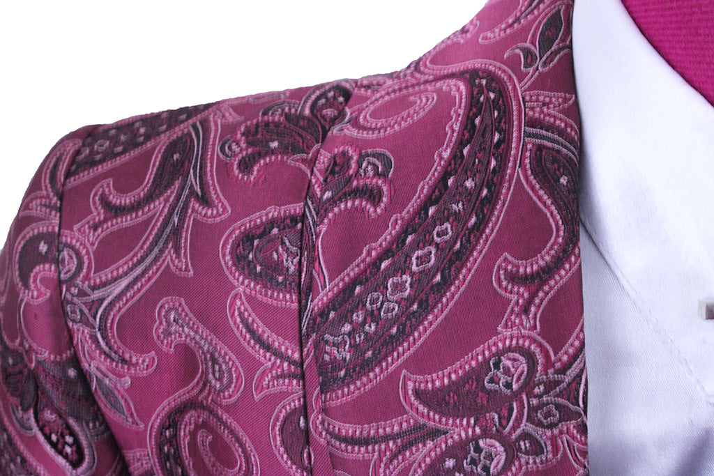 Day Coat Frierson Berry Paisley Brocade