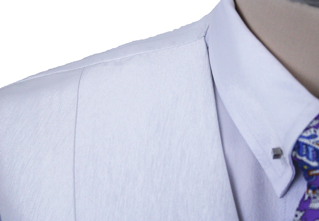 Vest Marsha DeArriaga White Sateen