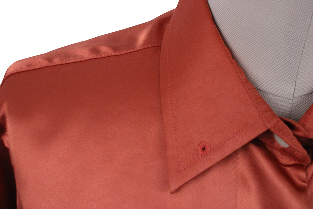 Shirt Show Season Orange Satin