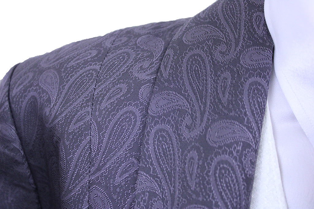 Day Coat Alden's Purple Paisley Day Coat