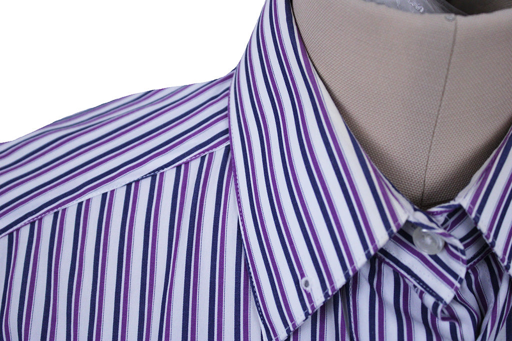 Shirt Chavez Purple Stripe