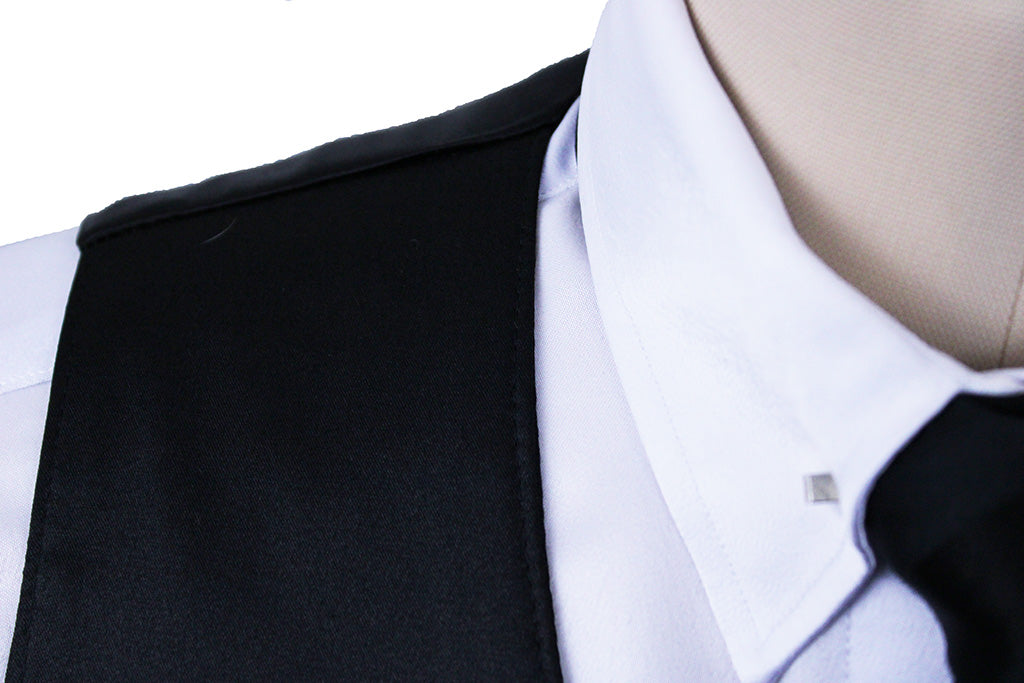 Vest Show Season Black Satin
