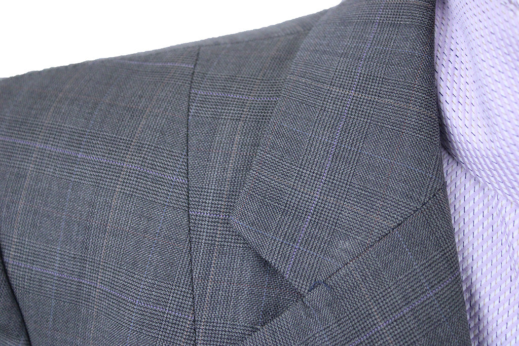 Hunt Coat RJ Classics Tan with Lavender and Melon Glenplaid