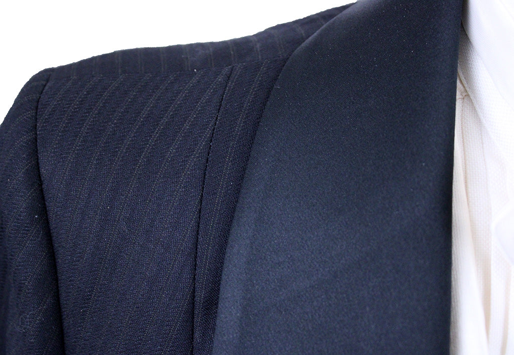 Formal Chavez Black with Gold Pinstripe and EXTRA FABRIC