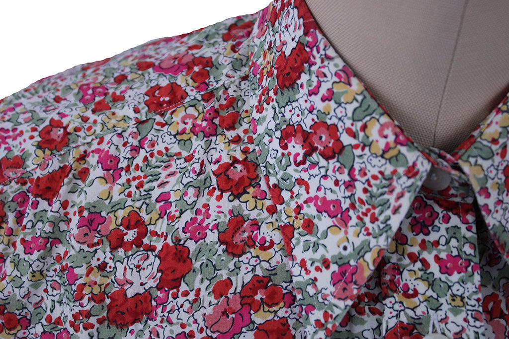 Shirt CCC Red and Green Floral