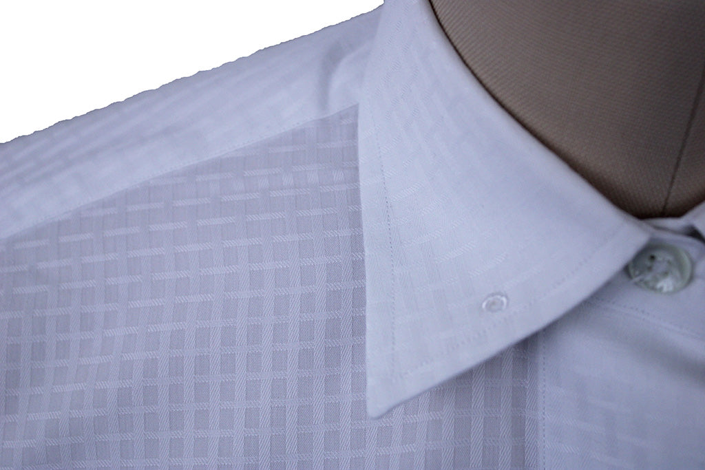Shirt Issued By Ellie May White Horizontal Box Sheen
