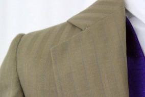 Day Suit Youth DeRegnaucourt Taupe Shadow Stripe Suit
