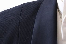 Formal LeCheval Black Thin Shadow Stripe