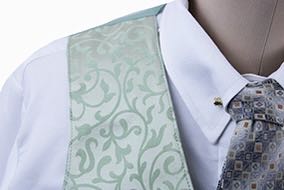 Becker Brothers Celery Paisley Sheen Vest