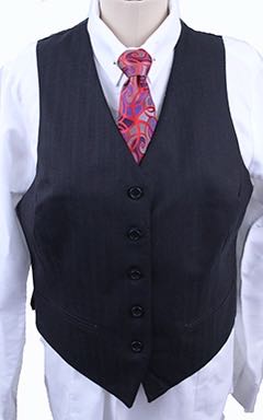 Becker Brothers Black and Red Dot Vest