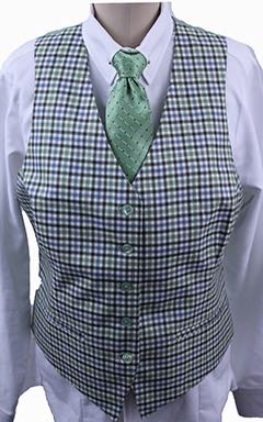 Becker Brothers Sage and Blue Vest