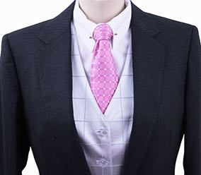 Becker Brothers Black and White Dot Day Suit