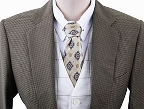 Becker Brothers Boy's Kangaroo Tone-on-Tone Houndstooth Day Suit