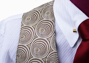 Becker Brothers Tan and Bronze Brocade Swirl Vest