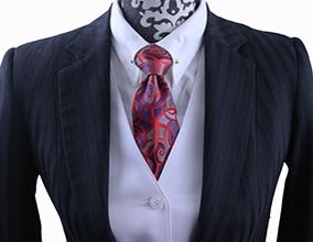 Day Suit Chavez Black Shadow Stripe with Blue Pinstripe