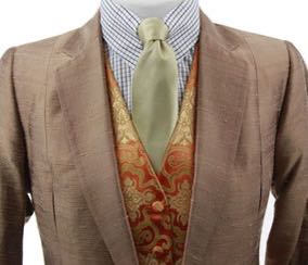 Day Coat Chavez Bronze Silk