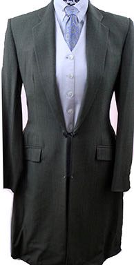 Day Suit Carl Meyers Olive Green Nailhead