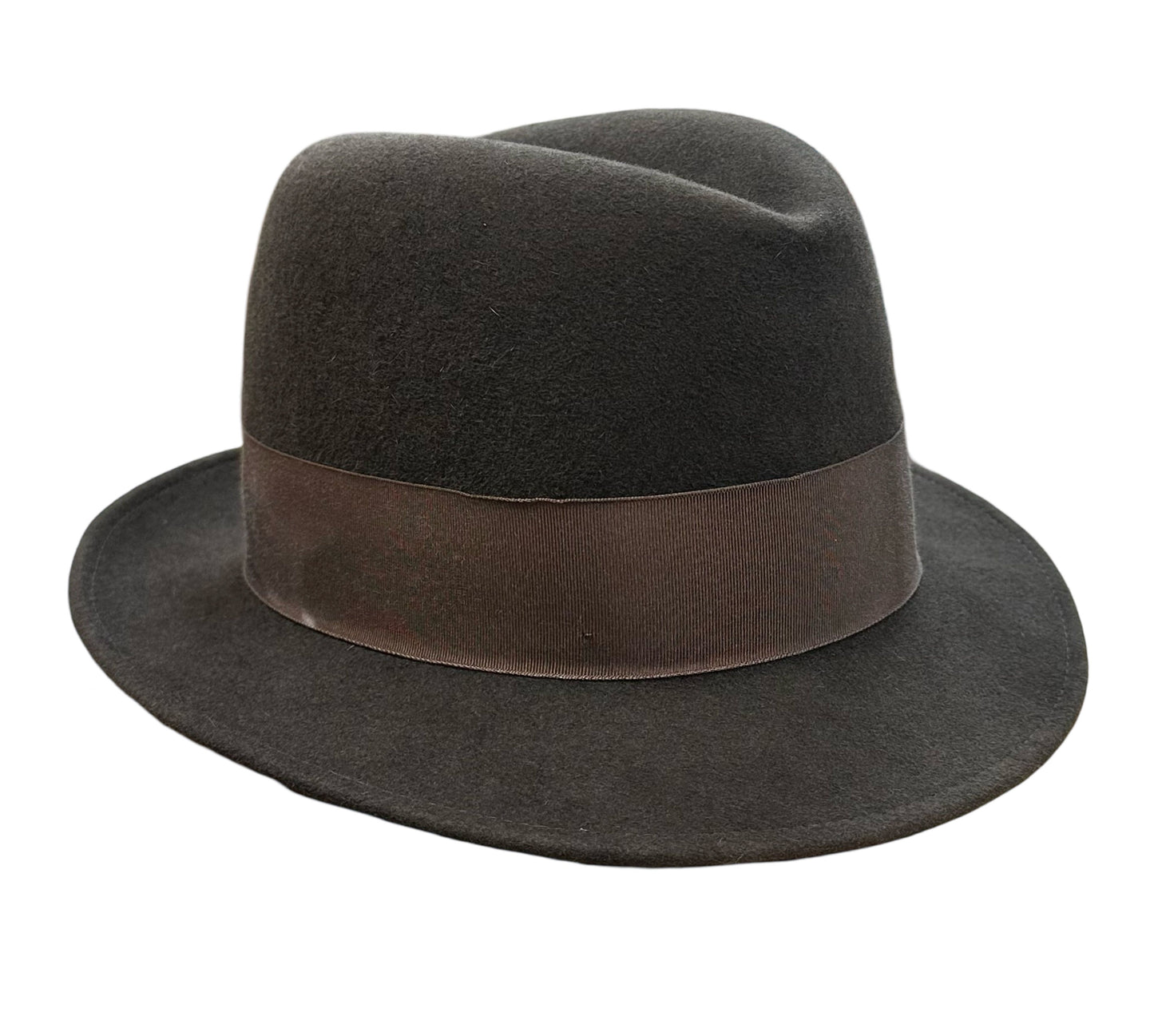 Snap Brim Hat Lady Brown size 7 1/8