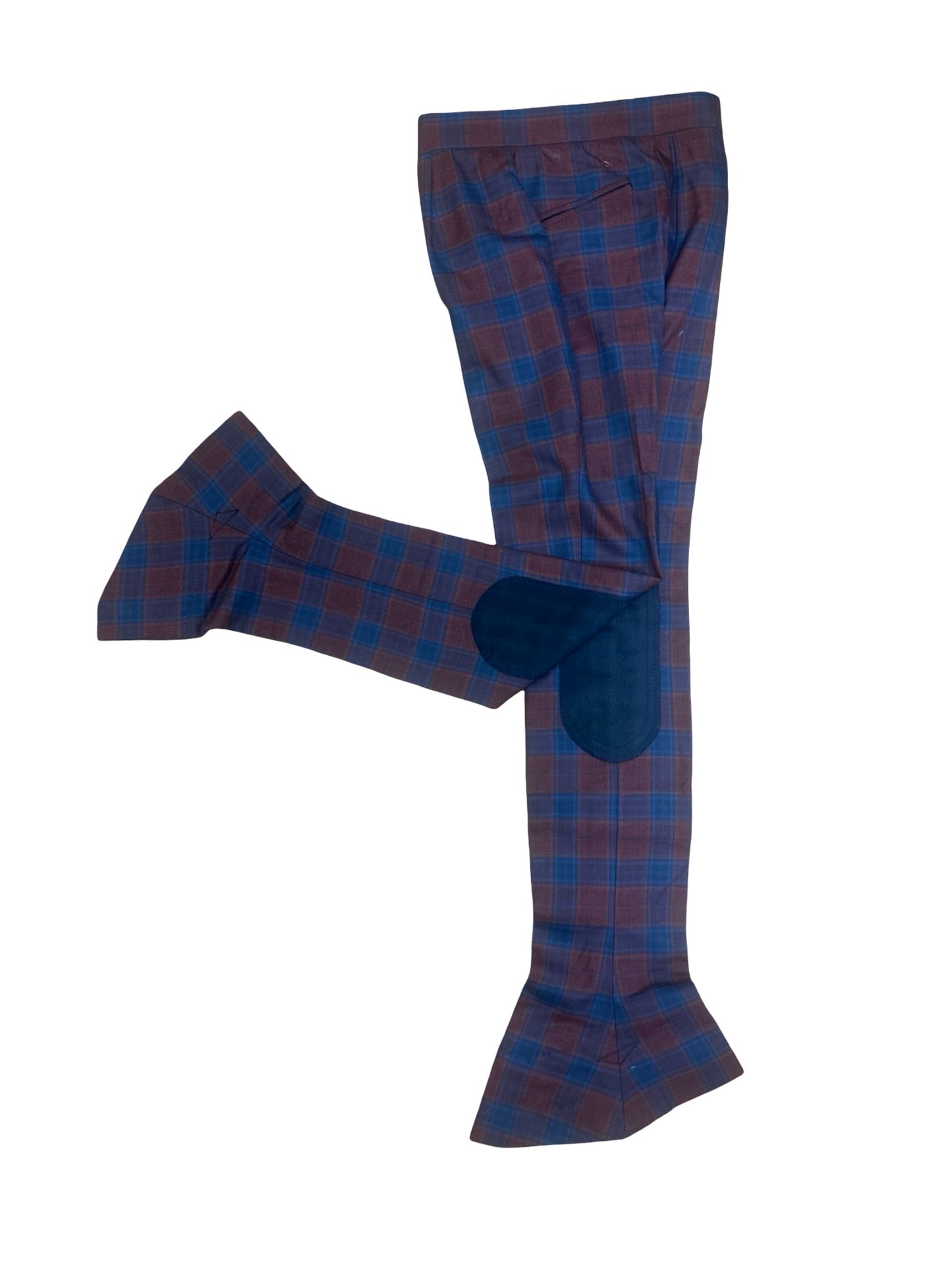 BRAND NEW! Show Jods Victory Pass Royal Blue and Maroon Plaid