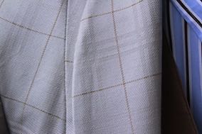 Day Coat Frierson Tan with Bronze Windowpane