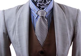 Day Coat Frierson Tan with Bronze Windowpane
