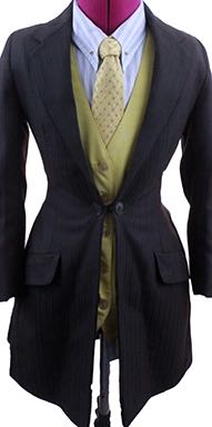 Day Suit LeCheval Brown Shadow Stripe