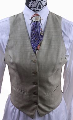Vest Carl Meyers Gold with Black Nailhead