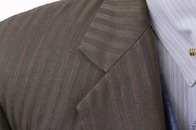 Day Suit Becker Brothers Kangaroo Shadow Stripe and Blue Pinstripe