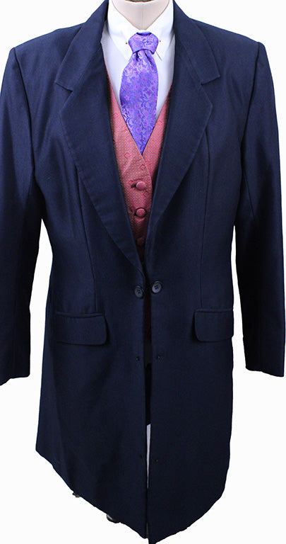 Day Suit Marsha DeArriaga Navy Sheen Pinstrripe