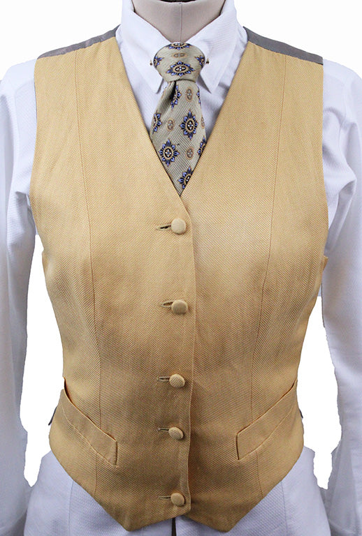 Vest Chavez Yellow Pindot