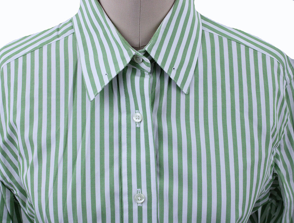 Shirt Becker Brothers Green Stripe