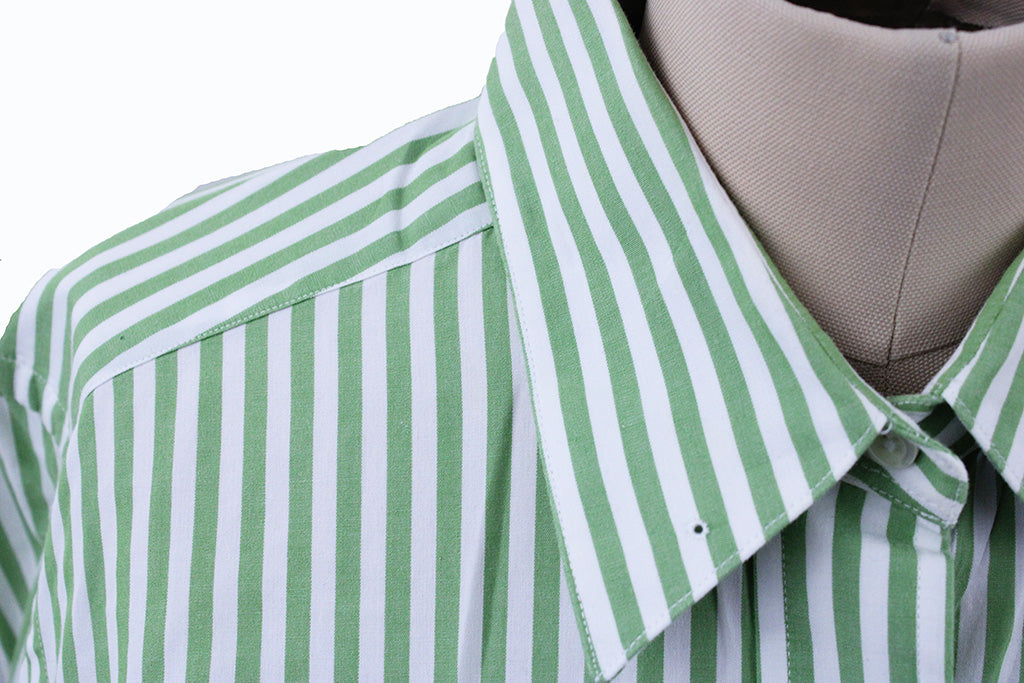 Shirt Becker Brothers Green Stripe