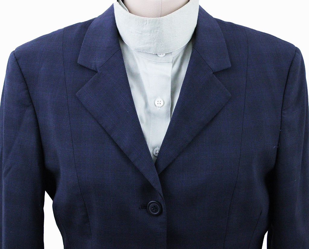 Hunt Coat Navy with Glenplaid