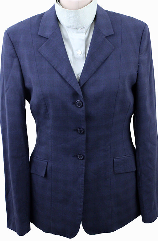 Hunt Coat Navy with Glenplaid