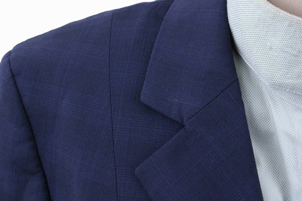 Hunt Coat Navy with Glenplaid