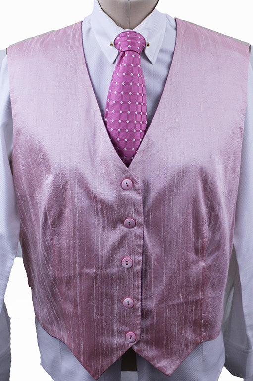 Vest Lady in Yellow Reversible Lavender and Pink