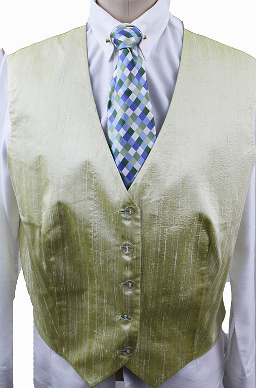 Vest Lady in Yellow Lime and Aqua Reversible Vest