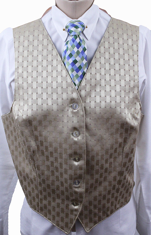 Vest Gold Sheen Box Square