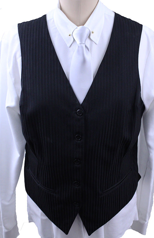 Vest Carl Meyers Black Shadow Stripe