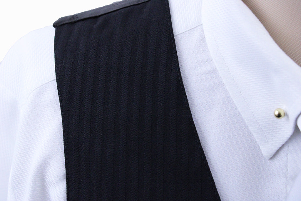 Vest Carl Meyers Black Shadow Stripe